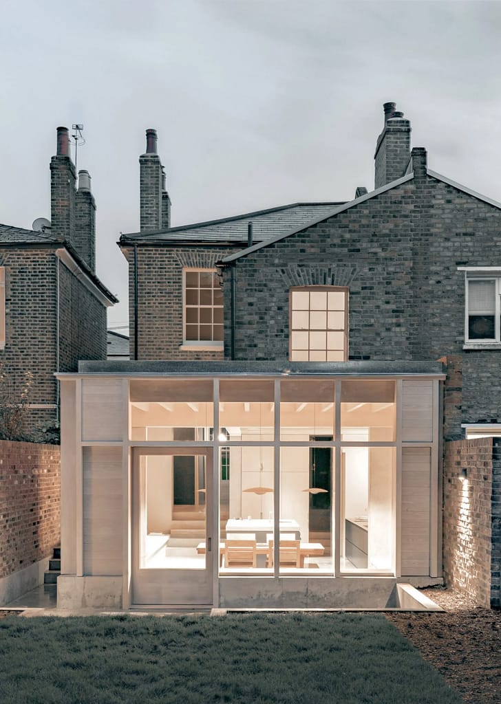 DGN Studio Concrete Plinth House rear house extension