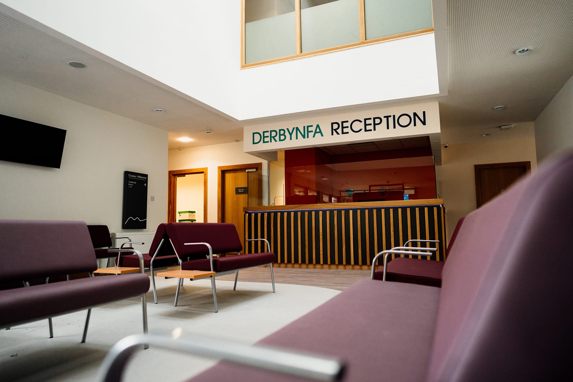 Reception area - Primary Care Health Centre, Mountain Ash, Wales