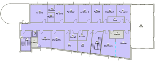 Primary Care Health Centre, Llanbradach, Wales - First Floor Plan