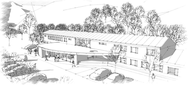 Primary Care Health Centre, Llanbradach, Wales - Sketch2