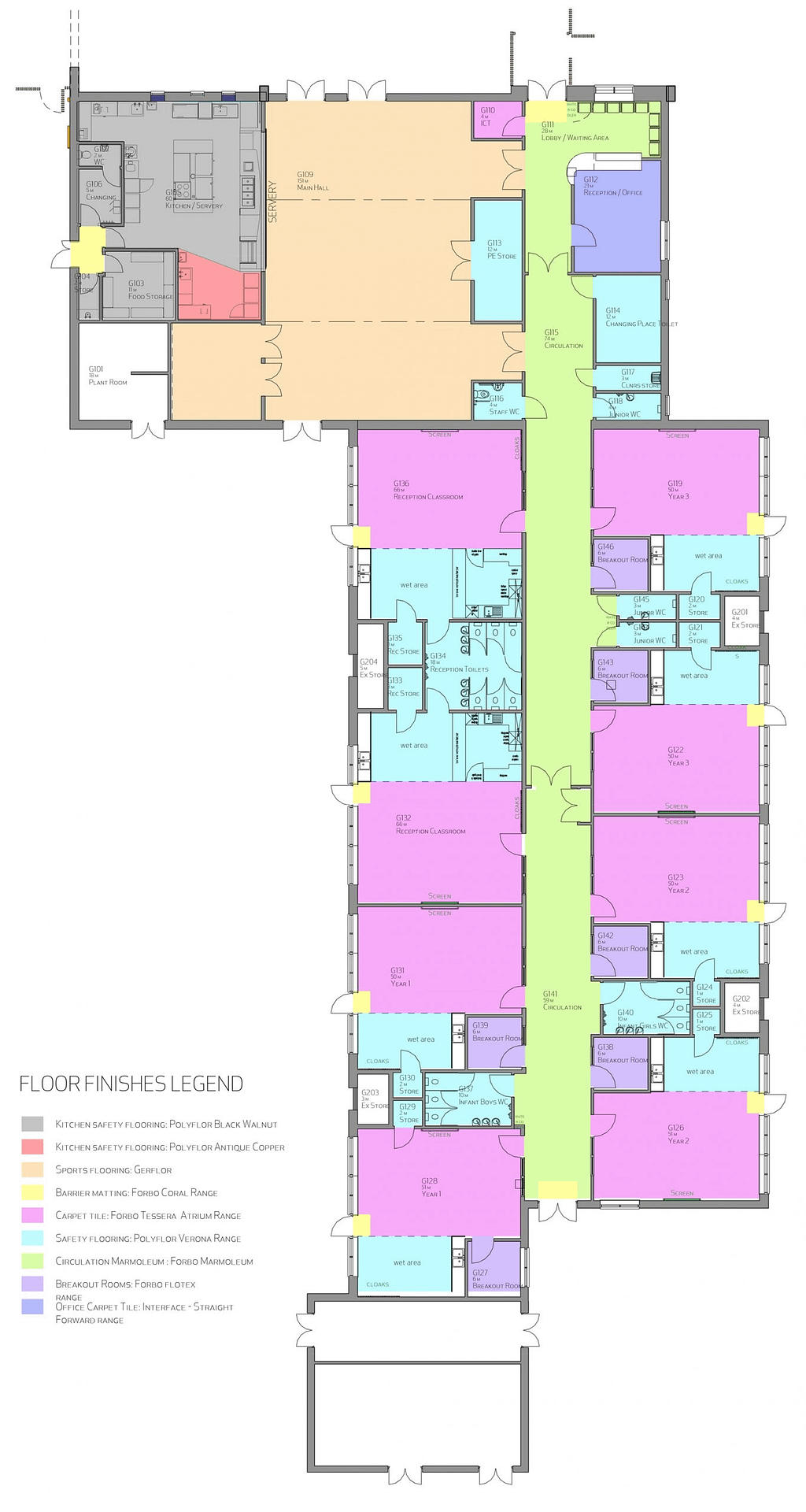 Adamsdown Primary School, Cardiff - Floor Plan