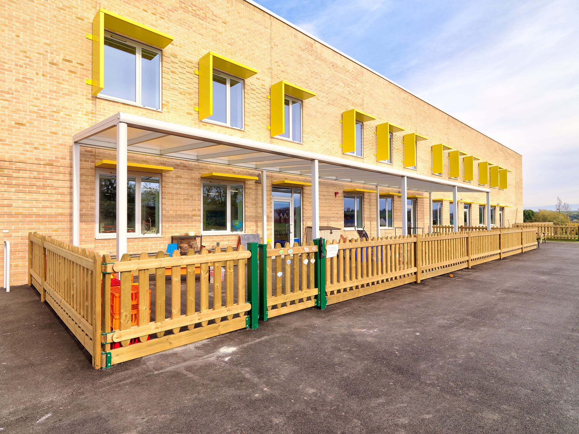 Lyde Green Primary School, Bristol - Covered learning