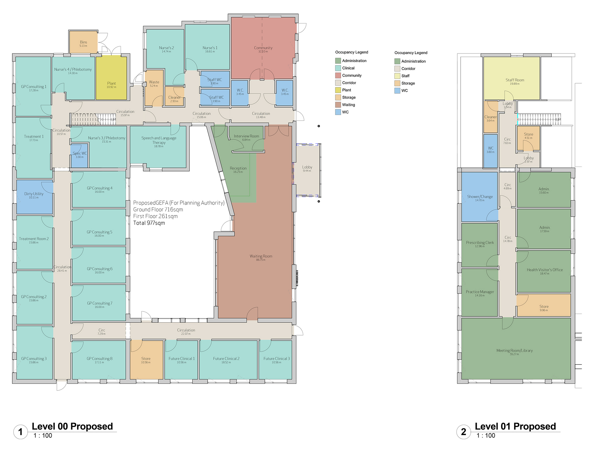 North Cornelly Surgery, Wales - Floor Plans